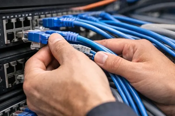 Low voltage wiring installation